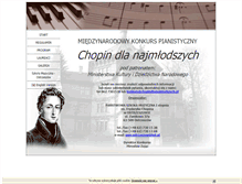 Tablet Screenshot of chopindlanajmlodszych.pl